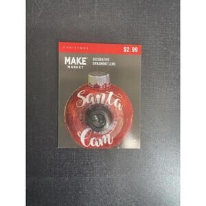 Santa Cam Decorate Ornament Lens by Make Market NEW Fake Camera Lens